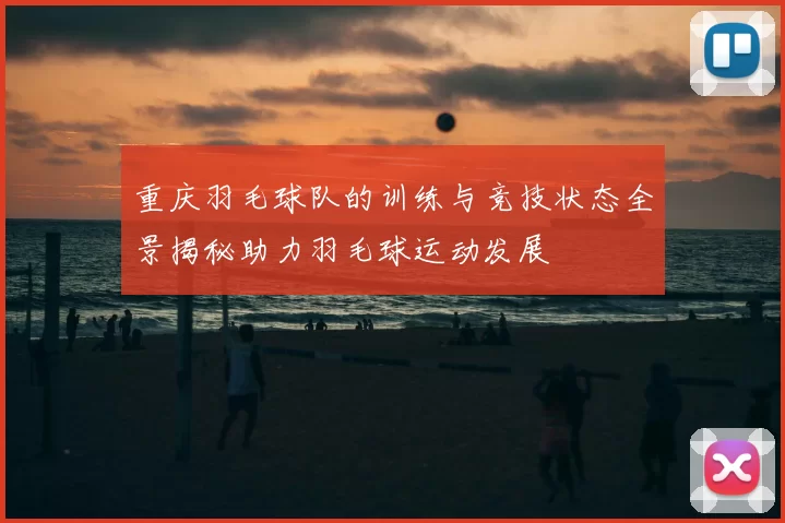 重庆羽毛球队的训练与竞技状态全景揭秘助力羽毛球运动发展