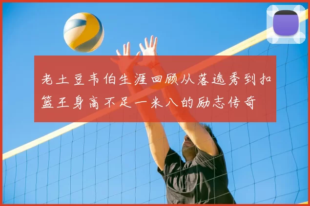 老土豆韦伯生涯回顾从落选秀到扣篮王身高不足一米八的励志传奇