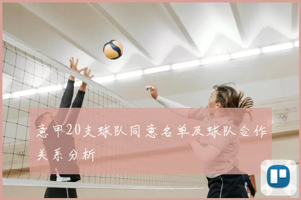 意甲20支球队同意名单及球队合作关系分析