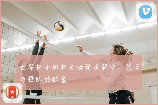世界杯小组积分榜深度解读：黑马与强队的较量