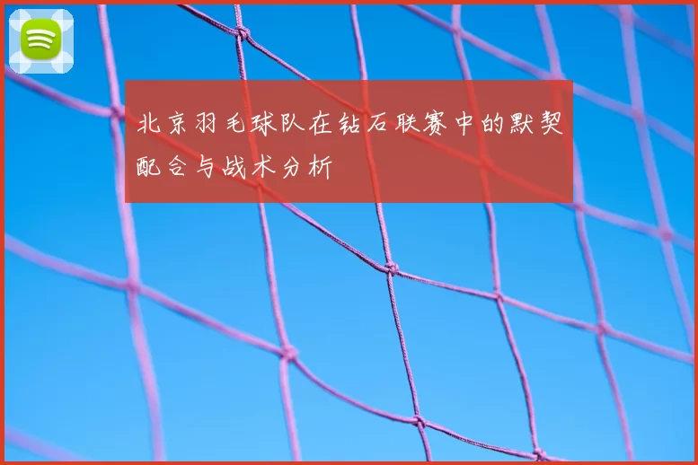 北京羽毛球队在钻石联赛中的默契配合与战术分析
