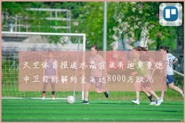 天空体育报道水晶宫放弃迪奥曼德中卫目标解约金高达8000万欧元